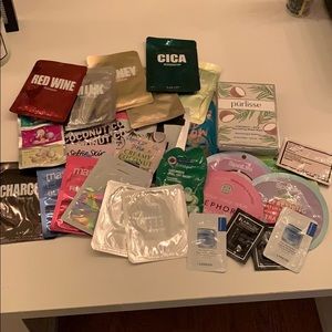 large variety of face masks